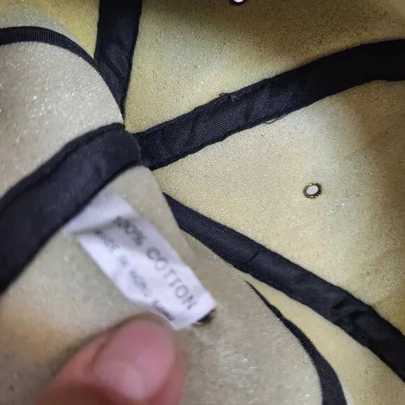 Black Rope-Trim Baseball Cap - Picture 10 of 11